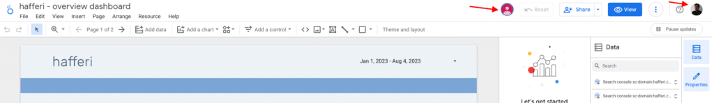 Google Data Studio collaboration capabilities 4 image 1