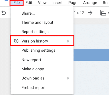 Google Data Studio collaboration capabilities 3 looker studio version history